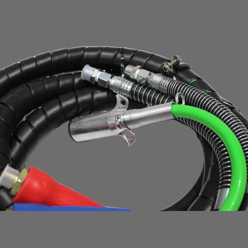 Air Brake Lines 12FT Blue & Red Non-Asbestos Brake Lining for Semi Trucks Trailers