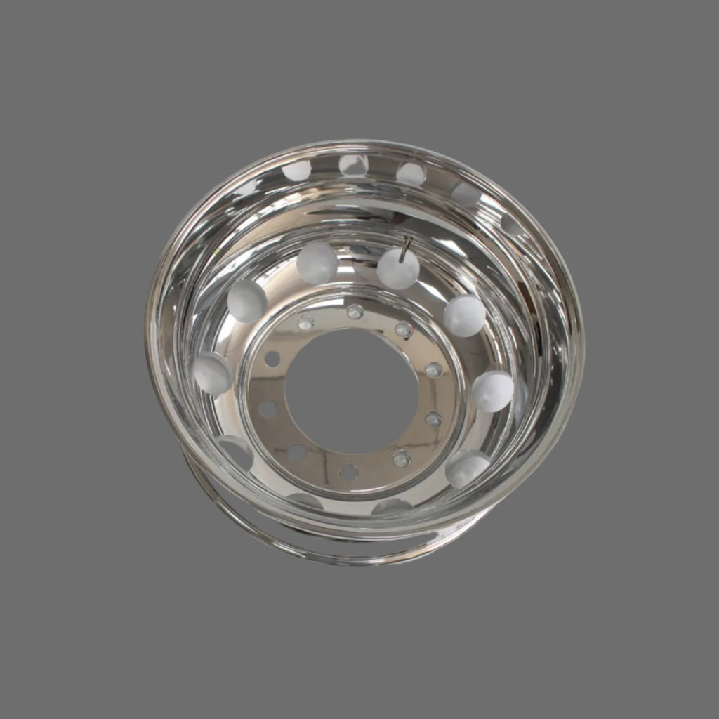 22.5x8.25 Forged Aluminum Wheel 10x285mm Hub Pilot Polished for Heavy-Duty Truck Trailer